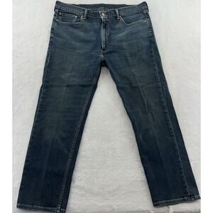 Levis 505 Jeans Mens Sz 40x30 Dark Wash Regular Fit Straight Leg